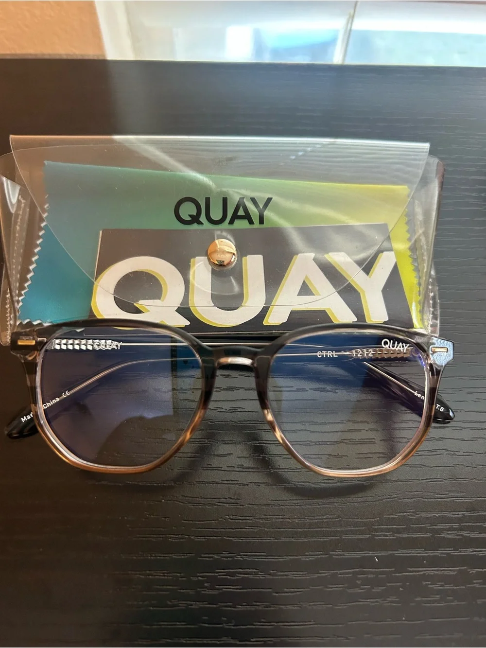 Quay Australia Tortoiseshell Frame with Dark Lenses